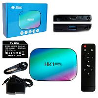 медиа-приставка hk1 box - 4gb/64gb android 9,0 медиаплеер smart tv iptv ott приставка 4k hd h.265  фото