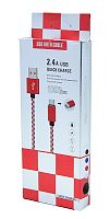 кабель usb 2.4a орбита km-121 (type c) 1м/500  фото
