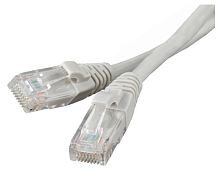 патчкорд utp rj45 cat 5e ripo  5 м (серый) 8-жильный шнур rj45-rj45 для соединения сетевых устройств  фото