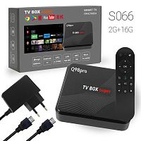 смарт приставка для тв q98pro tv box медиаплеер, 2g+16g android-приставка цифровая для телевизора  фото