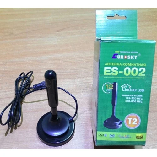 Антенна Комнатная Eurosky ES-002 T2  активная купить в г.Ставрополь